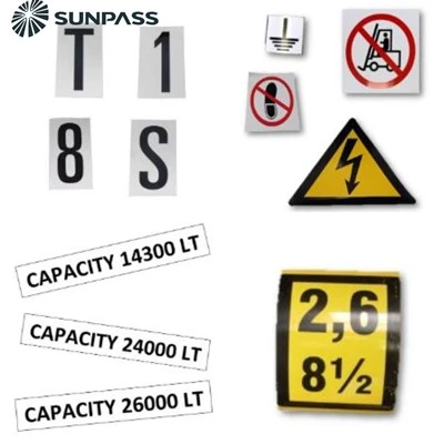 Decals For ISO Tank Container